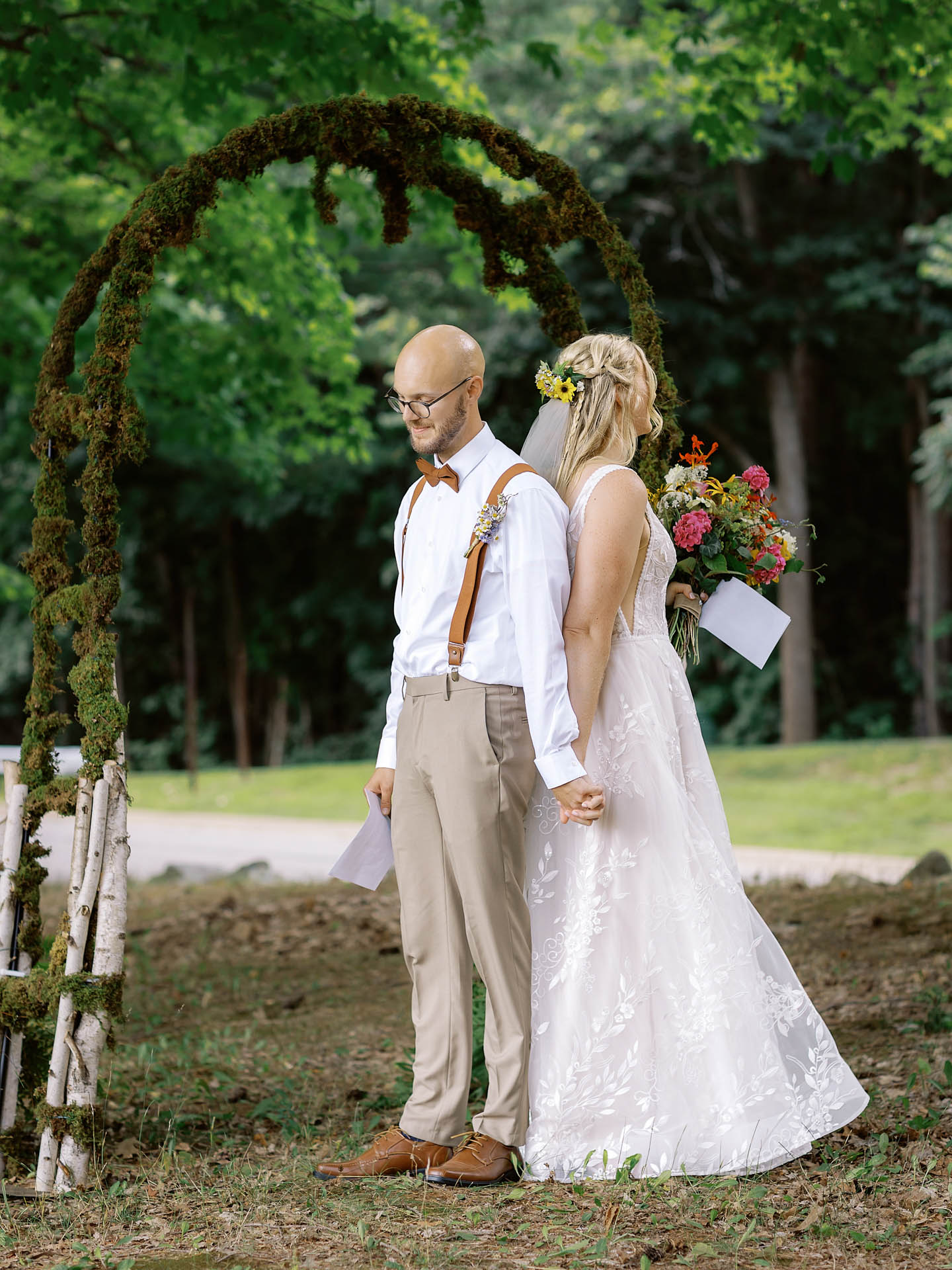 Wedding couple photographed at 2Gather in Auburn Hills, Michigan