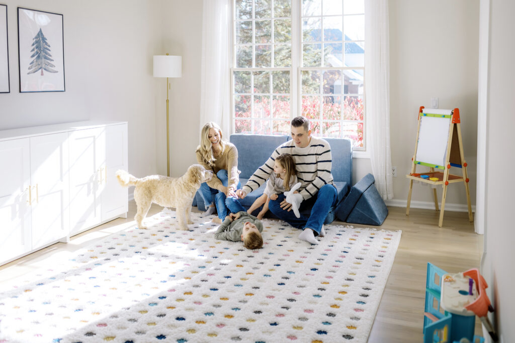 IN HOME FAMILY PHOTGRAPHER ROCHESTER HILLS, MI | GIANNETTI FAMILY