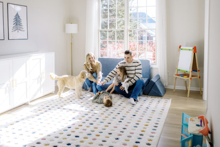IN HOME FAMILY PHOTGRAPHER ROCHESTER HILLS, MI | GIANNETTI FAMILY